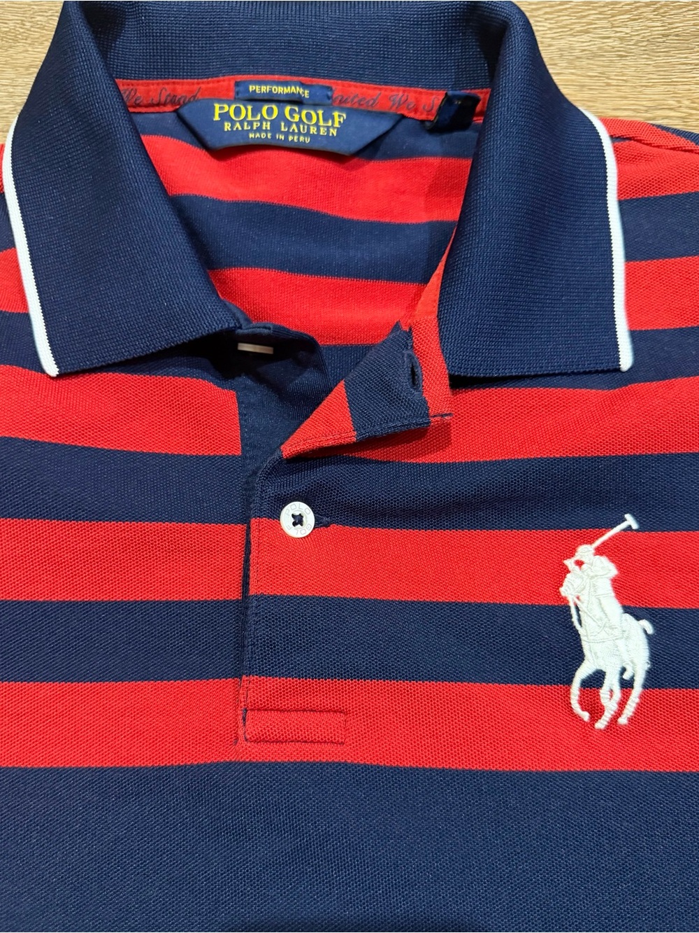 Polo Golf Ralph Lauren Ryder Cup 2014 USA Performance Polo Shirt Big Pony  Small - Picture 2 of 9